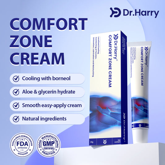 DR.HARRY Comfort Zone Cream tube with precision applicator — Lidocaine 4% intimate relief