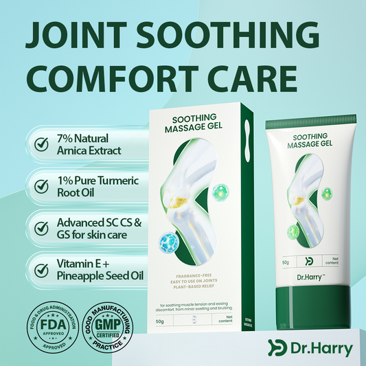 DR.HARRY Soothing Massage Gel with Arnica, Turmeric Root Oil & Vitamin E #Summervibes