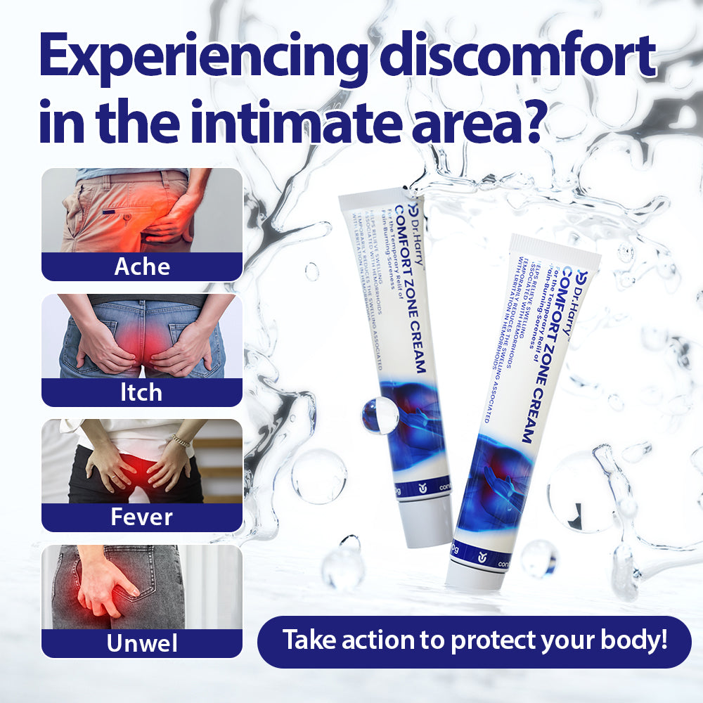 DR.HARRY Intimate Comfort Cream with Lidocaine, Borneol, Thymol & Aloe Vera