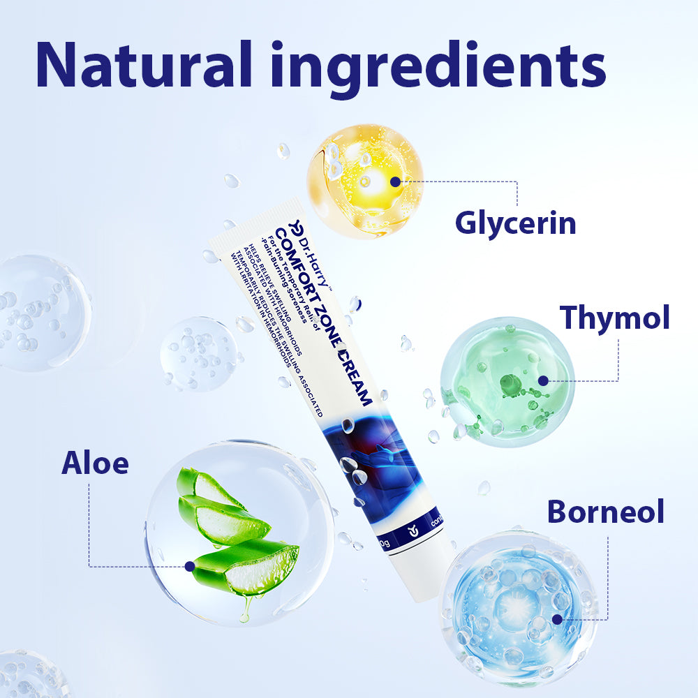 DR.HARRY Intimate Comfort Cream with Lidocaine, Borneol, Thymol & Aloe Vera