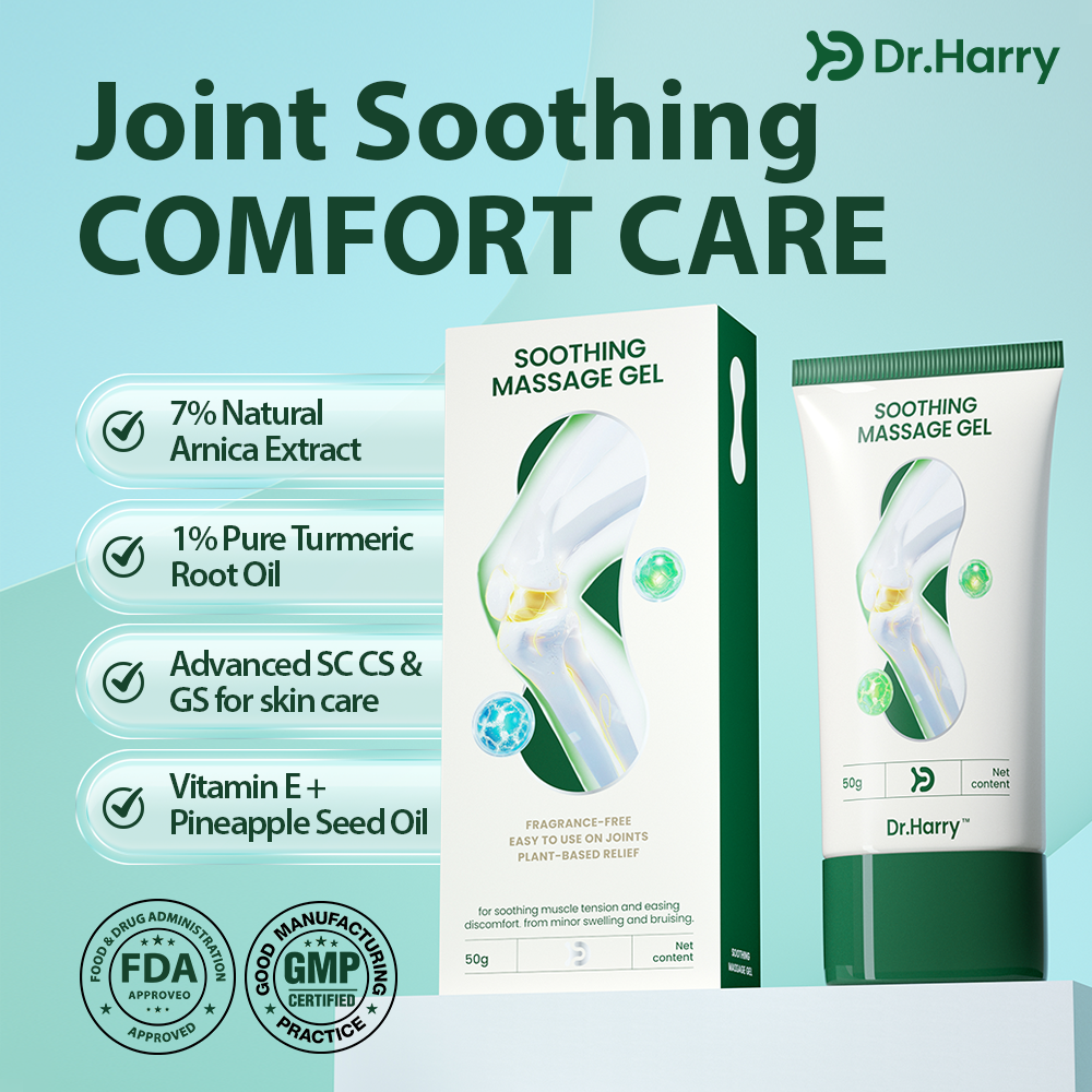 DR.HARRY 02 Joint Soothing Gel with Arnica, Turmeric Root Oil & Vitamin E