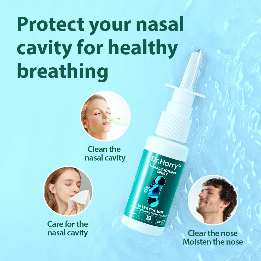DR.HARRY Nasal soothing spray Oral Spray with Borneol, Camphor, Menthol & Glycerin